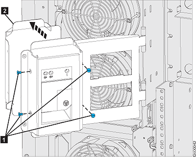 Rack operator panel LED assembly