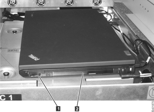 Management console media slots