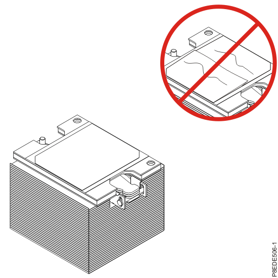 Inspecting the thermal interface material